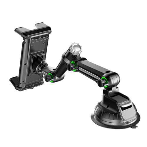 Rebellious 360 Grad Drehbarer Tablet Ständer Mit Langem Arm Und Saugnapf Für PKW Und LKW Mit Starkem Sauggriff von Rebellious