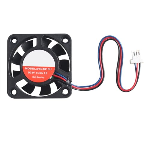 Rebellious 3D Drucker Teil Für XL Hot End Teil Verbessertes Kühlgebläse 4010 40 X 40 X 10 Mm 5 V Kühler Kühler Für 3D Drucker von Rebellious