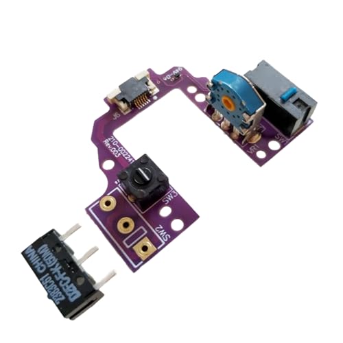 Rebellious Hot-Swap-Maus-Motherboard-Tastenplatine mit Mikroschaltern, Maus-Encoder für GProX Superlight Maus und Mikroschalter von Rebellious
