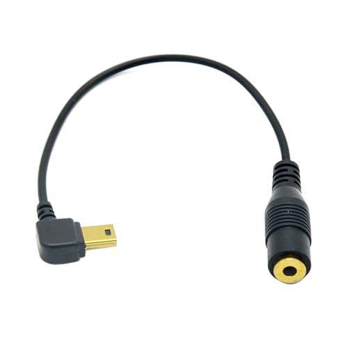 Rebellious Mini-USB-auf-3,5-mm-Mikrofon-Audio-Adapter-Übertragungskabel für 4 3 Action-Kamera-Anschluss Rebellious Mini-USB-auf-3,5-mm-Mikrofon-Audio-Adapter-Übertragungskabel für 4 3 Action-Kamera-Anschluss von Rebellious