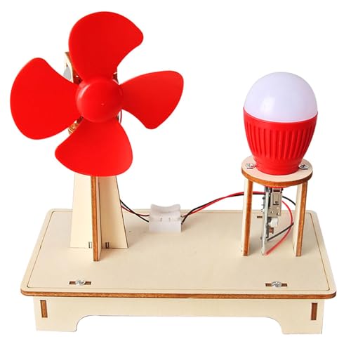 Winde Generator Model Kinderwissenschaft Spielzeug Winds Turbinen Homeschool Projekte Holzbau Kits Holzstammmodelle Zum Lernen von Rebellious
