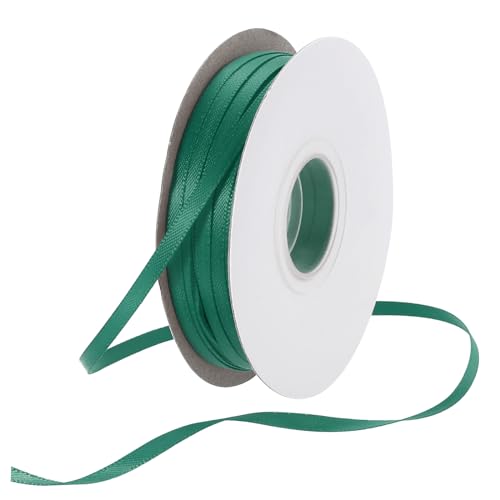 Rebower Satinband, 0,3 cm, 45,7 m, dickes doppelseitiges Ripsband, für Geschenkverpackungen, Haarschleifen, Hochzeit, Kuchen, Blumen, Waldgrün Rebower Satinband, 0,3 cm, 45,7 m, dickes doppelseitiges Ripsband, für Geschenkverpackungen, Haarschleifen, Hochzeit, Kuchen, Blumen, Waldgrün von Rebower