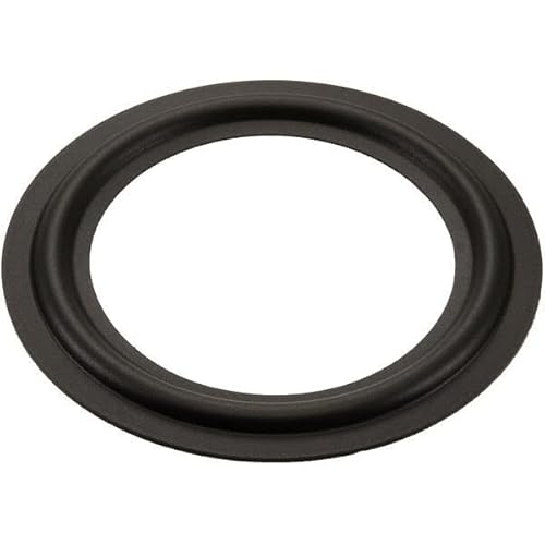 Recambo 5 Zoll / 123mm Gummi Lautsprecher Sicke Surround Ring - Hochtöner Ersatzteil für Lautsprecherreparatur | 1 Stück von Recambo