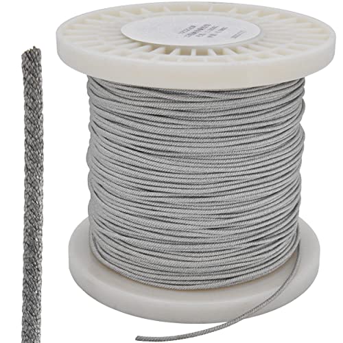 Recambo Silber Kabel gedrillt - Draht mit 24 Litzen/Strängen - Durchmesser 1,4mm - Lautsprecher Subwoofer Membran Reparatur - Voice Coil Wire - 1 Meter von Recambo
