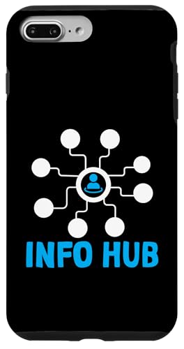 Info Hub Rezeptionistin Empfangssekretärin Assistentin Hülle für iPhone 7 Plus/8 Plus von Receptionist Clerk Gift Profession Sayings