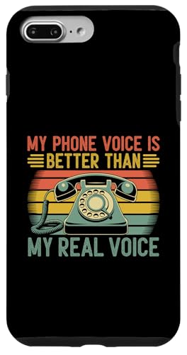 Meine Telefonstimme ist besser als meine echte Sprachempfangsdame Hülle für iPhone 7 Plus/8 Plus von Receptionist Clerk Gift Profession Sayings