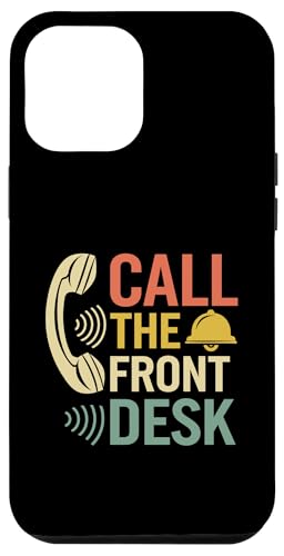 Rufen Sie die Empfangssekretärin an der Rezeption an Hülle für iPhone 12 Pro Max von Receptionist Clerk Gift Profession Sayings