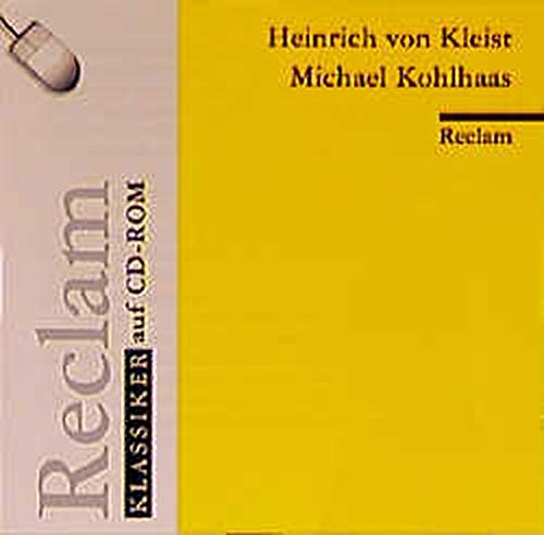 Reclam Klassiker Auf CD-Rom: Michael Kohlhaas von Reclam Verlag