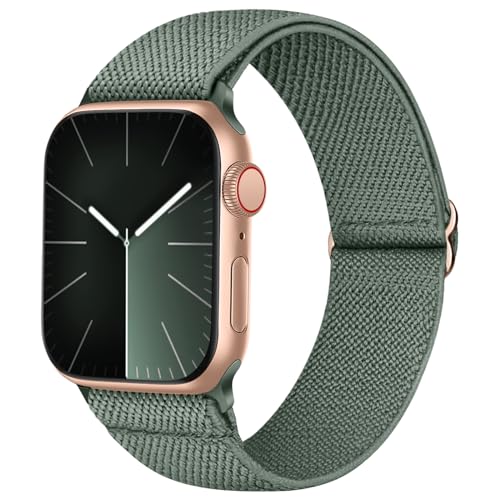 Recoppa Nylon Armband Kompatibel mit Apple Watch 42mm 44mm 45mm 46mm für Damen Herren, Solo Loop Stoff Elastisches Band für iWatch 10 9 SE 8 7 6 5 4 3 2 1 Recoppa Nylon Armband Kompatibel mit Apple Watch 42mm 44mm 45mm 46mm für Damen Herren, Solo Loop Stoff Elastisches Band für iWatch 10 9 SE 8 7 6 5 4 3 2 1 von Recoppa