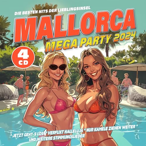 Mallorca Mega Party 2024(4cd) von Recordjet (Edel)