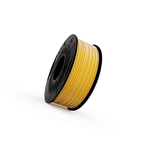 Original FILAFLEX 82A Elastisches Filament mit 82A Härtegrad Shore, das meistverkaufte Star-Filaflex Serie und das beliebteste flexible Filaflex für 3D-Drucker (1,75 mm 250 g, Gold) von Recreus