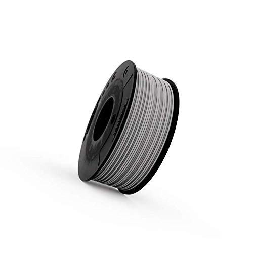 Recreus FSI175250 Elastische Filament für 3D-Drucker, 1,75 mm, 250 g, 1/2 lb, Silber von Recreus