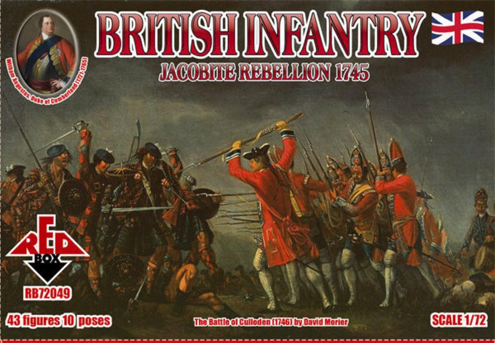 British Infantry 1745,Jacobite Rebellion von Red Box