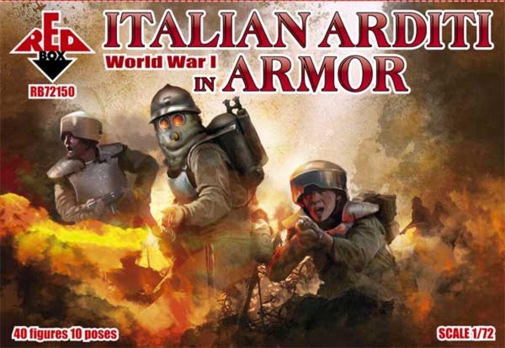 Italian Arditi in armor WWI von Red Box