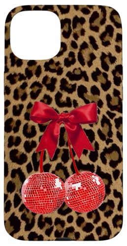 Hülle für iPhone 15 Plus Rote Kirsche Discokugel Y2K Kokette auf Gepard Leopard Hülle für iPhone 15 Plus Rote Kirsche Discokugel Y2K Kokette auf Gepard Leopard von Red Cherry Disco Ball Y2K