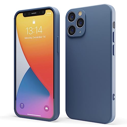 Red Ember stoßfeste Hülle für iPhone, ultradünne Schutzhülle aus flüssigem Silikon mit mattem Finish und weichem, kratzfestem Mikrofaserfutter (Blau, iPhone 11 Pro) von Red Ember