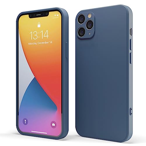 Red Ember stoßfeste Hülle für iPhone, ultradünne Schutzhülle aus flüssigem Silikon mit mattem Finish und weichem, kratzfestem Mikrofaserfutter (Blau, iPhone 11 Pro Max) von Red Ember