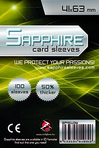 Red Glove - 100 Sapphire Sleeves Yellow 41x63 SPYELLOW Red Glove - 100 Sapphire Sleeves Yellow 41x63 SPYELLOW von Red Glove