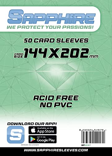 Red Glove - 50 Sapphire Sleeves Mint 144 x 202 SPMINT Red Glove - 50 Sapphire Sleeves Mint 144 x 202 SPMINT von Red Glove