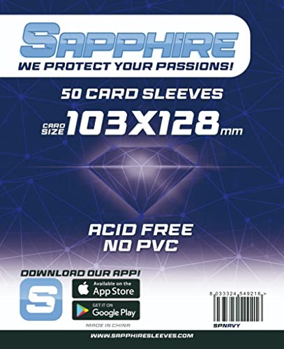 Red Glove - 50 Sapphire Sleeves Navy 103 x 128 SPNAVY Red Glove - 50 Sapphire Sleeves Navy 103 x 128 SPNAVY von Red Glove