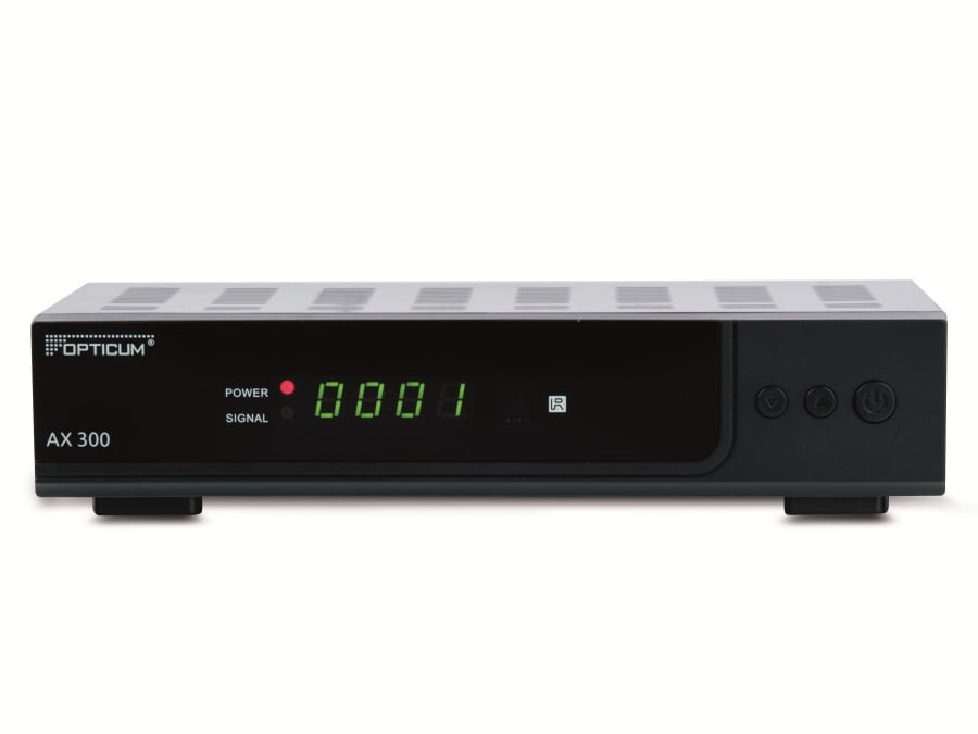 RED OPTICUM DVB-S HDTV-Receiver HD X300S plus, schwarz von Red Opticum