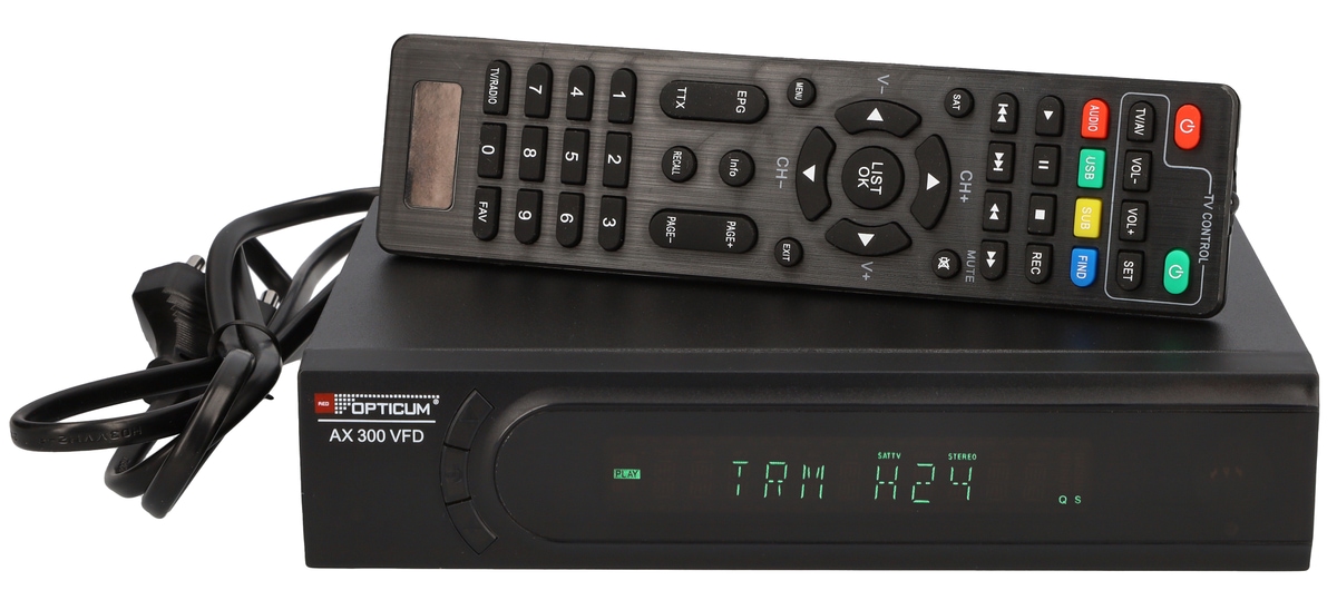 RED OPTICUM DVB-S2 HDTV-Receiver AX 300 VFD, mit PVR RED OPTICUM DVB-S2 HDTV-Receiver AX 300 VFD, mit PVR von Red Opticum