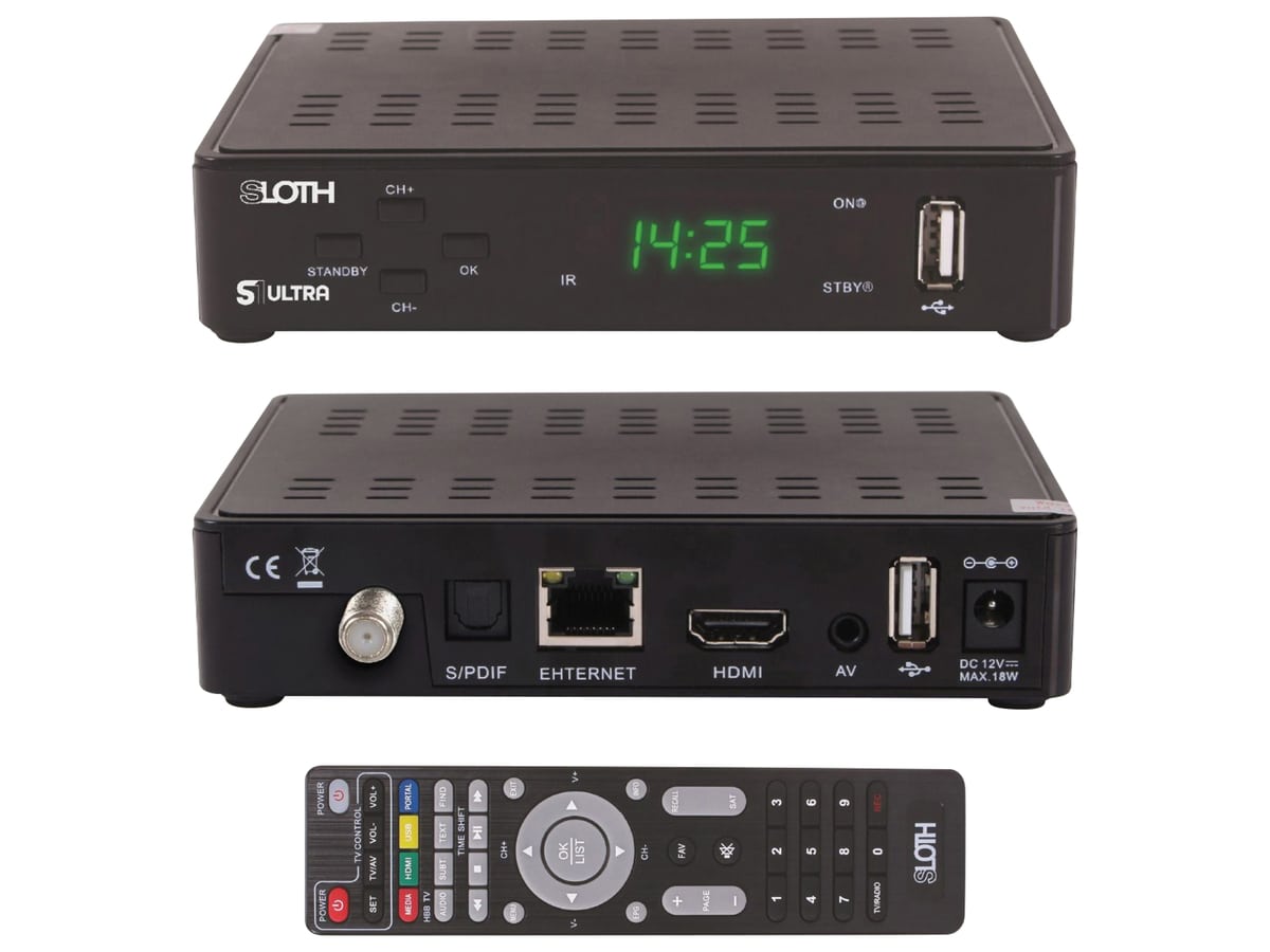 RED OPTICUM SAT-Receiver Sloth S1 Ultra RED OPTICUM SAT-Receiver Sloth S1 Ultra von Red Opticum