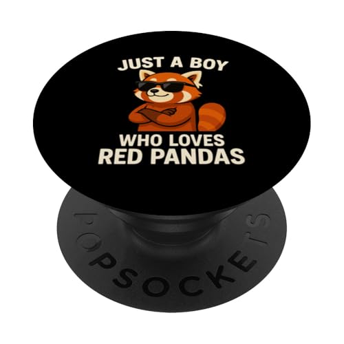 Kawaii, Liebhaber des roten Pandas, entzückendes Wildtier PopSockets Klebender PopGrip von Red Panda Lover Wildlife Animal