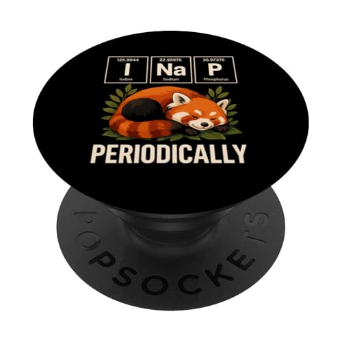 Kawaii, Liebhaber des roten Pandas, entzückendes Wildtier PopSockets Klebender PopGrip von Red Panda Lover Wildlife Animal
