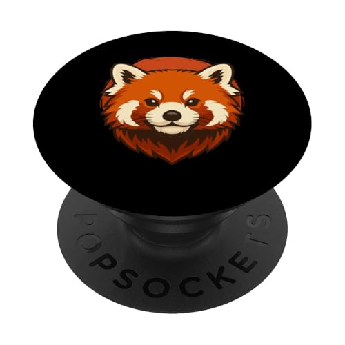 Kawaii, Liebhaber des roten Pandas, entzückendes Wildtier PopSockets Klebender PopGrip von Red Panda Lover Wildlife Animal
