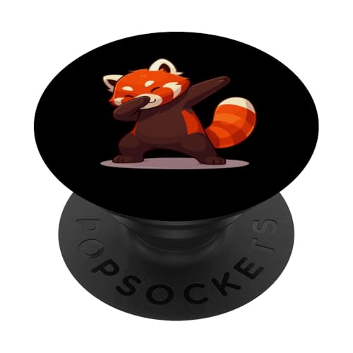 Kawaii, Liebhaber des roten Pandas, entzückendes Wildtier PopSockets Klebender PopGrip von Red Panda Lover Wildlife Animal