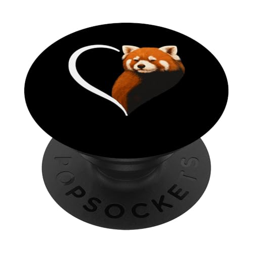 Kawaii, Liebhaber des roten Pandas, entzückendes Wildtier PopSockets Klebender PopGrip von Red Panda Lover Wildlife Animal