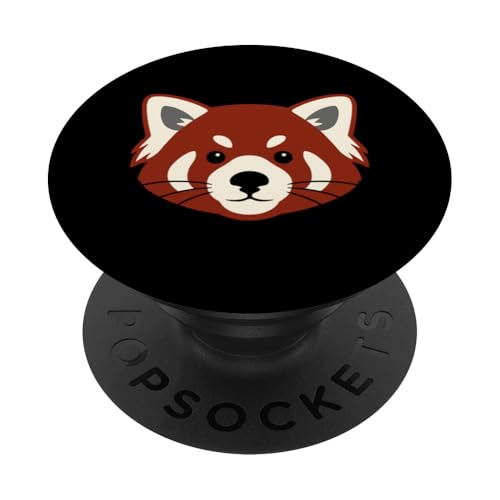 Kawaii, Liebhaber des roten Pandas, entzückendes Wildtier PopSockets Klebender PopGrip von Red Panda Lover Wildlife Animal