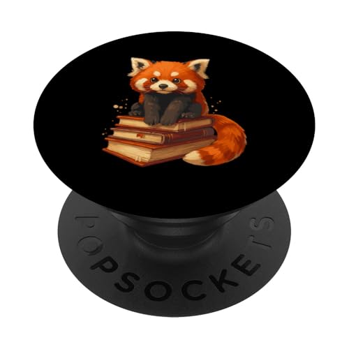 Kawaii, Liebhaber des roten Pandas, entzückendes Wildtier PopSockets Klebender PopGrip von Red Panda Lover Wildlife Animal