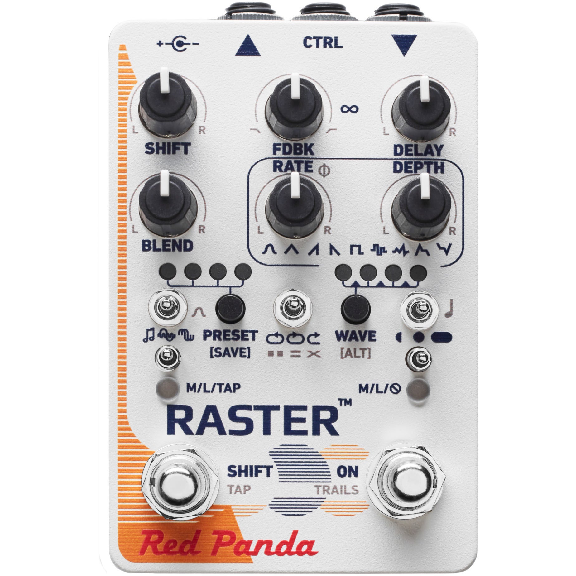 Red Panda Raster 2 Digital Delay with Pitch and Frequency Shifter Red Panda Raster 2 Digital Delay with Pitch and Frequency Shifter von Red Panda