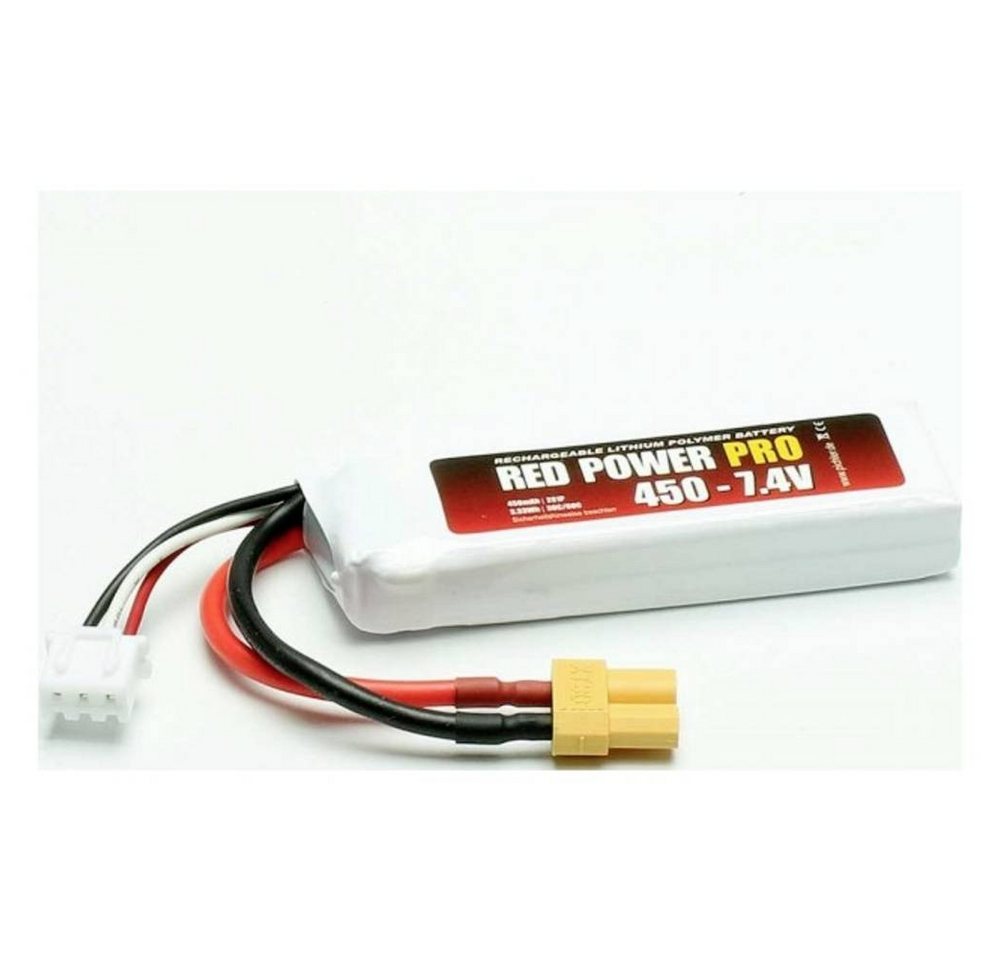Red Power LiPo Akku PRO 450 - 7.4V Akku Red Power LiPo Akku PRO 450 - 7.4V Akku von Red Power