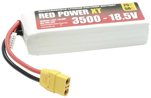 Red Power Modellbau-Akkupack (LiPo) 18.5V 3500 mAh 25 C Softcase XT90 von Red Power