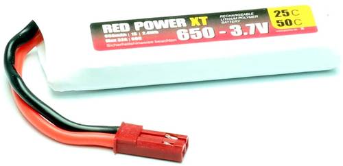 Red Power Modellbau-Akkupack (LiPo) 3.7V 600 mAh 25 C Softcase JST, BEC von Red Power