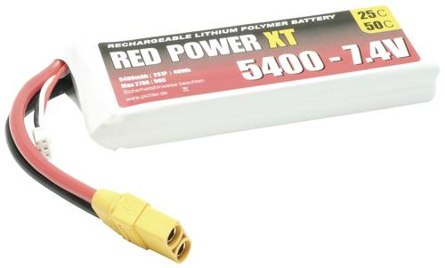 Red Power Modellbau-Akkupack (LiPo) 7.4V 5400 mAh 25 C Softcase XT90 von Red Power