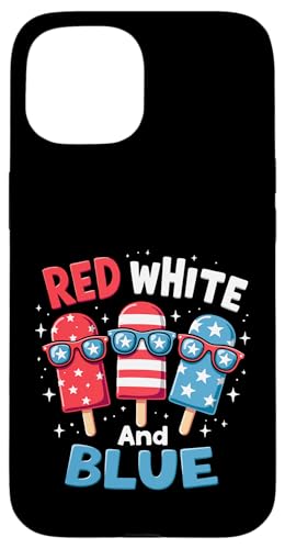 Patriotische amerikanische Flagge, 4. Juli, Rot / Weiß / Blau Hülle für iPhone 15 Patriotische amerikanische Flagge, 4. Juli, Rot / Weiß / Blau Hülle für iPhone 15 von Red White Blue Popsicles 4th of July Patriotic tee