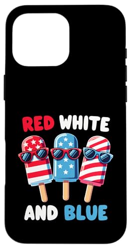 Patriotische amerikanische Flagge, 4. Juli, Rot / Weiß / Blau Hülle für iPhone 16 Pro Max Patriotische amerikanische Flagge, 4. Juli, Rot / Weiß / Blau Hülle für iPhone 16 Pro Max von Red White Blue Popsicles 4th of July Patriotic tee