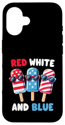 Patriotische amerikanische Flagge, 4. Juli, Rot / Weiß / Blau Hülle für iPhone 16 Patriotische amerikanische Flagge, 4. Juli, Rot / Weiß / Blau Hülle für iPhone 16 von Red White Blue Popsicles 4th of July Patriotic tee