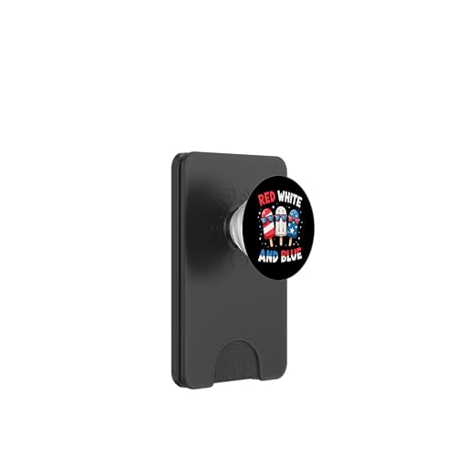 Patriotische amerikanische Flagge, 4. Juli, Rot / Weiß / Blau PopSockets PopWallet für MagSafe Patriotische amerikanische Flagge, 4. Juli, Rot / Weiß / Blau PopSockets PopWallet für MagSafe von Red White Blue Popsicles 4th of July Patriotic tee
