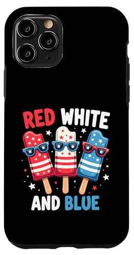 Patriotische amerikanische Flagge, Rot, Weiß, Blau, Eis am Stiel, 4. Juli Hülle für iPhone 11 Pro Patriotische amerikanische Flagge, Rot, Weiß, Blau, Eis am Stiel, 4. Juli Hülle für iPhone 11 Pro von Red White Blue Popsicles 4th of July Patriotic tee