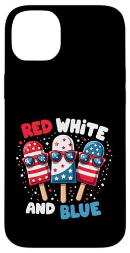 Patriotische amerikanische Flagge, Rot, Weiß, Blau, Eis am Stiel, 4. Juli Hülle für iPhone 14 Plus Patriotische amerikanische Flagge, Rot, Weiß, Blau, Eis am Stiel, 4. Juli Hülle für iPhone 14 Plus von Red White Blue Popsicles 4th of July Patriotic tee