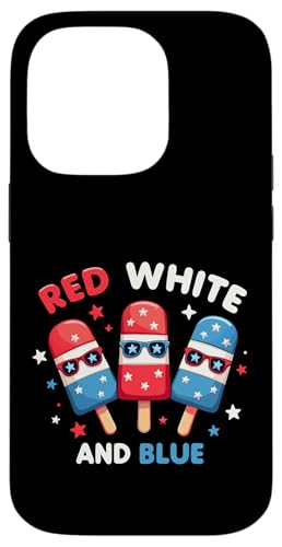 Patriotische amerikanische Flagge, Rot, Weiß, Blau, Eis am Stiel, 4. Juli Hülle für iPhone 14 Pro Patriotische amerikanische Flagge, Rot, Weiß, Blau, Eis am Stiel, 4. Juli Hülle für iPhone 14 Pro von Red White Blue Popsicles 4th of July Patriotic tee