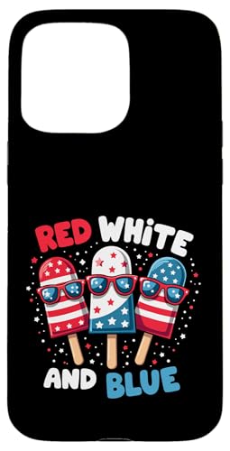 Patriotische amerikanische Flagge, Rot, Weiß, Blau, Eis am Stiel, 4. Juli Hülle für iPhone 15 Pro Max Patriotische amerikanische Flagge, Rot, Weiß, Blau, Eis am Stiel, 4. Juli Hülle für iPhone 15 Pro Max von Red White Blue Popsicles 4th of July Patriotic tee
