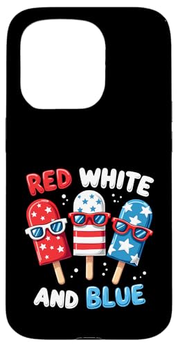 Rot Weiß Blau Amerikanische Flagge Popsicle 4. Juli Patriotisch Hülle für iPhone 15 Pro Rot Weiß Blau Amerikanische Flagge Popsicle 4. Juli Patriotisch Hülle für iPhone 15 Pro von Red White Blue Popsicles 4th of July Patriotic tee
