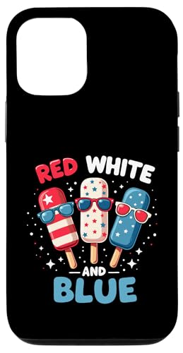 Rot Weiß Blau Eis am Stiel 4. Juli Patriotische USA-Flagge Jungen Herren Hülle für iPhone 12/12 Pro Rot Weiß Blau Eis am Stiel 4. Juli Patriotische USA-Flagge Jungen Herren Hülle für iPhone 12/12 Pro von Red White Blue Popsicles 4th of July Patriotic tee