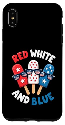 Rot Weiß Blau Eis am Stiel 4. Juli Patriotische USA-Flagge Jungen Herren Hülle für iPhone XS Max Rot Weiß Blau Eis am Stiel 4. Juli Patriotische USA-Flagge Jungen Herren Hülle für iPhone XS Max von Red White Blue Popsicles 4th of July Patriotic tee
